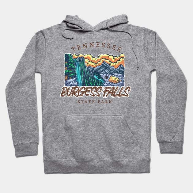 BURGESS FALLS STATE PARK TENNESSEE T-SHIRT Hoodie by Cult Classics